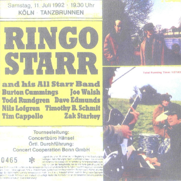 Ringo Starr and  friends - 1992 - Live In Koln